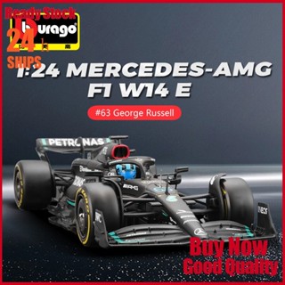 [F1冠軍車型]比美高1:24賓士W14 F1車模2023閤金模擬汽車模型漢密爾頓方程式