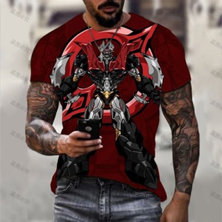 男士 T 恤 Y2k 上衣高畫質印花 T 恤 Mazinger Z 2025 Essentials 超大原宿衣服高品質時尚