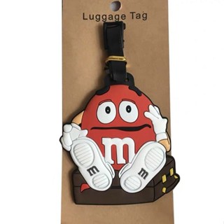 行李吊牌 ✨️行李牌 ✨️登機牌 ✨️【1226人好評】卡通可愛M&M巧克力豆mm行李牌 箱包旅行登機託運吊牌 防丟網紅