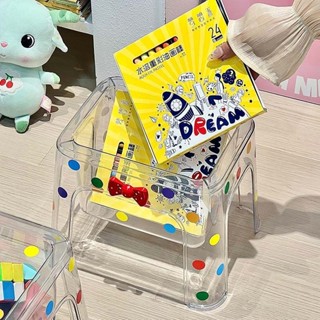 💕熱賣可坐透明收納凳💖大容量傢用客廳浴室寵物用品洗漱兒童加厚玩具儲物 玩具收納 居家收納 收納櫃 收納盒 雜物收納