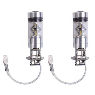 2PCS H3 100W 霧燈汽車大燈 2828 20LED H3 LED 燈