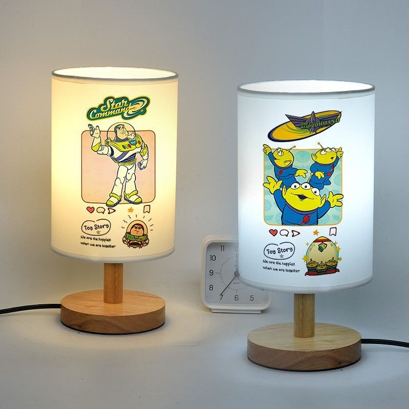台灣出貨 精選 玩具總動員 三眼怪娃娃 玩具總動員小臺燈巴斯光年胡迪小夜燈簡約創意床頭燈定制可愛LED 巴斯光年 禮物