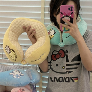 Kuromi公仔頸枕汽車抱枕成人兒童旅行卡通辦公室午睡三麗鷗melody Cinnamoroll Melody