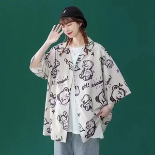 花襯衫男 海邊襯衫 沙灘襯衫 夏威夷風襯衫 短袖襯衫 薄款外套 襯衫外套男 男生襯衣 休閒外套男 外搭襯衫外套