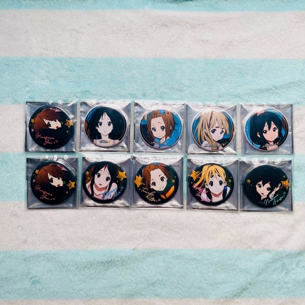 免運正版日穀  輕音少女京都15週年吧唧徽章平澤唯鞦山澪中野梓紬小孤獨小店