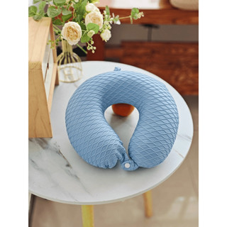 U-shaped pillow U型枕 護頸枕 u型枕清涼便攜旅行可拆洗學生午睡脖子u型護頸枕 amj11239.my