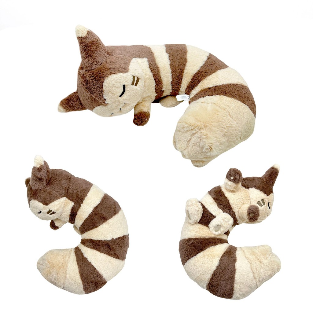 毛絨玩具新品 plush玩偶頸枕Furret 立大尾公仔