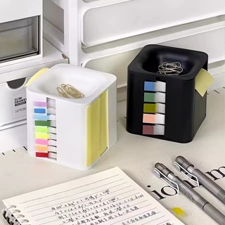 🎉新品熱賣🎉創意便簽索引貼有粘性便利貼學生辦公用便條紙標簽紙貼紙小收納盒