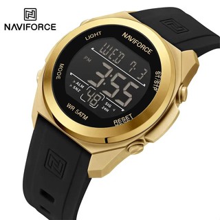 Naviforce NF7111 男士運動手錶 50M 防水軍用顯示時鐘男士手錶現代數字豪華時尚時鐘