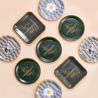 ❤️臺灣新品❤️onlycook一次性盤子餐盤野餐紙盤戶外露營餐具環保可降解蛋糕碟子熱賣中🎆🎆
