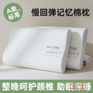 限時下殺🔥 記憶枕頭 慢回彈枕頭 深度睡眠 氣凝記憶枕 傢用枕頭成人護頸帶枕套脊椎枕助睡眠防蟎蟲慢 枕頭 宿舍 酒店