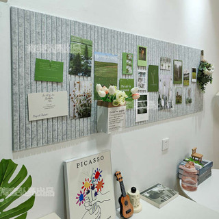 復古家飾 居家裝飾 車用裝飾品 毛氈板照片牆貼免打孔展示背景牆軟木留言板客廳臥室書桌ins裝飾