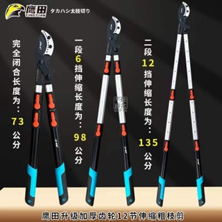 YD 日本原裝進口黑狐狸粗枝剪樹枝剪果樹剪伸縮大力剪粗樹專用大剪刀