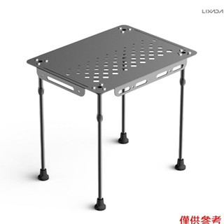 【新品】便攜野營鋁合金桌折疊中空可拼接可調節戶外野餐釣魚竿