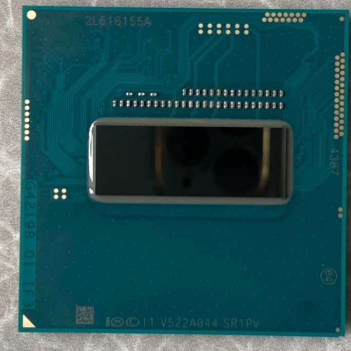 【現貨保修】Intel I7-4810MQ時鍾速度2.8-3.8G/6M SR1PV正品PGA四代CPU HM86