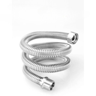 20mm/25mm內外絲波紋管 熱水器 馬桶 水龍頭 冷熱進水管 1/2 3/4延長管加長管防爆【XHY】