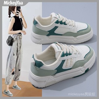 【 mickeyyaa服飾舘】2025春季小白鞋女新款韓版ins女學生增高厚底運動闆鞋休閒鞋潮618