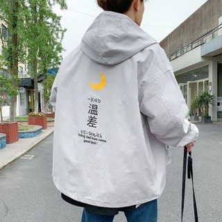 NANS 臺灣現貨 薄外套 外套 秋季港風外套男韓版學生工裝夾克衫bf風男生青少年潮流帥氣棒球服