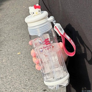 【限時免運】高顏值塑膠水杯女生夏季高顏值學生便攜外帶隨行杯tritan運動水壺水壺 1000ml 水壺 水瓶 大容量水壺