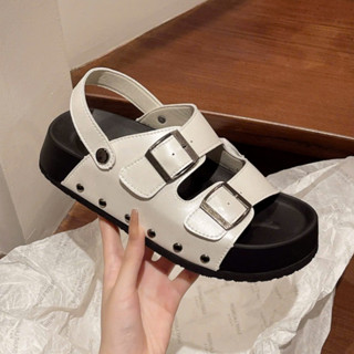 高階女式厚底涼鞋和軟皮帶涼鞋 - 高品質女式涼鞋