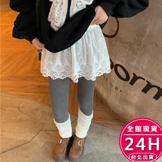 【梨卡】隔日到貨 女裝 短裙 半身裙 屁簾 遮屁股 顯瘦 A字裙 蕾絲半身裙 韓系短裙 下擺內搭GA496【現貨24H】