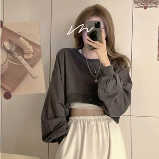 短板長t 長t恤女 短板長袖 hiphop街舞長袖短版大學T女嘻哈寬鬆露肚爵士辣妹上衣jazz跳舞服裝