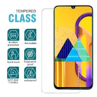 SAMSUNG LAYAR 鋼化玻璃三星 M30S M30 S 防刮透明玻璃保護 9H 透明螢幕優質 TG-CLEAR