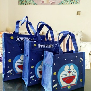 哆啦A夢 doraemon 小學生專用飯盒袋 防水手提袋 便當袋 耐用收納袋 上班手提包 補習袋