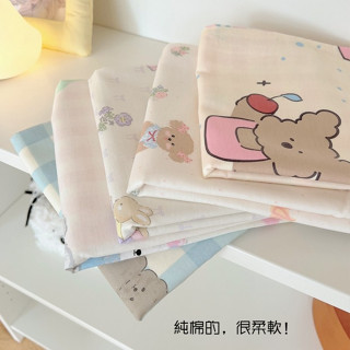高品質40支純棉枕頭套 可愛卡通枕套 柔軟親膚100%棉枕頭罩