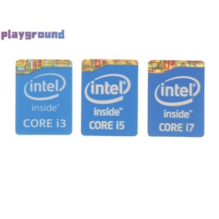 英特爾 [遊樂場] 5pcs 第 4 代 Intel Core I3 I5 I7 貼紙標籤筆記本裝飾 [新]