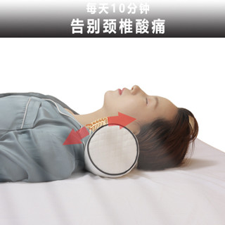 圓柱枕頭記憶棉枕芯 長條抱枕慢回彈 圓柱形護頸椎牽引枕護腰枕