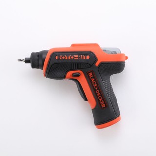 BLACK+DECKER 3.6V可換頭旋轉起子機8件組(內建儲存槽)