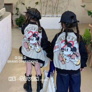 Smile Kids 女童外套 臺灣出貨 韓國波拉童裝2024秋季新款女童時髦棒球外套韓版兒童飛行員夾克潮