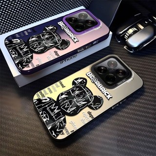 潮酷暴力熊 全包 彩銀殼 三星S24 S23 S22 S21 ULTRA PLUS FE A55 A54 手機殼 樂淘淘