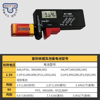 💕最新 熱銷 🔥臺灣出貨 🙏🏻時光文化🙏🏻 BT-168D 液晶型 電池測試器 螢幕顯示 電子測電器 1.5