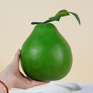 哈嘍玩具 模擬蜜柚假柚子橘子水果蔬菜模型攝影櫥櫃裝飾早教道具樣品塑膠