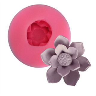 矽膠模具 - 盛開的泰國蓮花 - 4.3cm - 2T - DROP JELLY - 製作蠟燭 - 製作巧克力