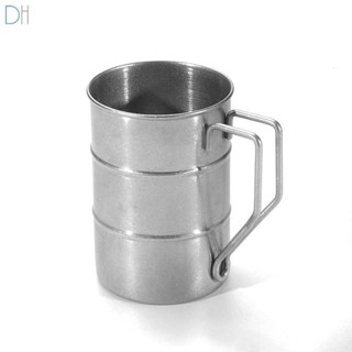 【現貨】日式復古啤酒杯大容量露營啤酒杯304不鏽鋼馬克杯戶外啤酒冷飲杯Dhome