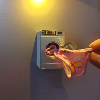 ❤薯條家 迷你洗衣機冰箱貼 微縮模型模擬玩具冰箱磁性貼 個性爆款自粘磁吸貼 冰箱貼 冰箱磁鐵 冰箱磁貼 磁吸