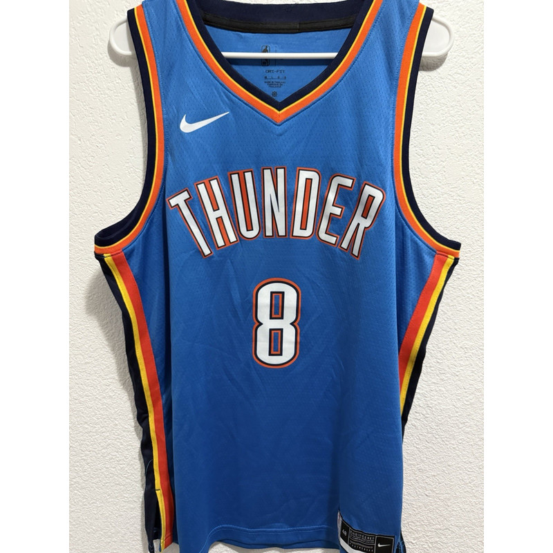 傑倫·威廉姆斯 (Jalen Williams) 藍色俄克拉荷馬城雷霆隊 OKC 球衣尺寸大號全新帶標簽
