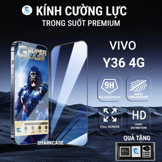 適用於 Vivo Y36 4G 高階全屏鋼化玻璃手機螢幕保護膜 PROB