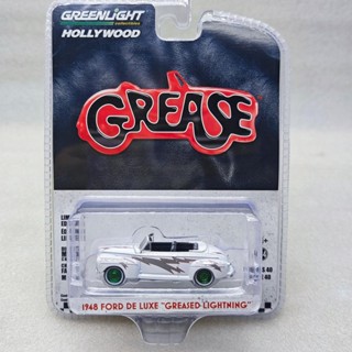 綠光1:64 好萊塢系列 40 -Grease - 1948 福特 De Luxe 敞篷車 合金 汽車模型 綠機 禮物