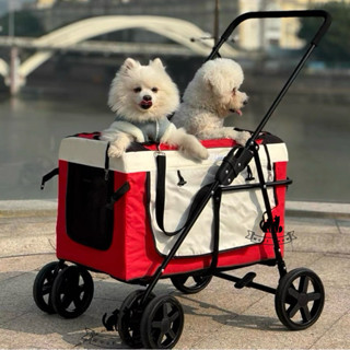 汪小喵~BELLO授權專賣『分離式中型寵物推車』狗狗推車 寵物外出 貓咪推車 多寵中大型