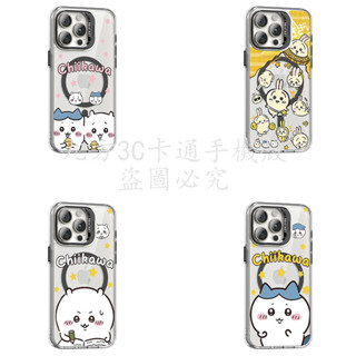吉伊卡哇10號全透明支架殼 蘋果11 手機殼iPhone12 13 14 15 16pro Max強磁吸16E防摔保護殼