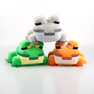 Minecraft💙minecraft frog pillow我的世界方塊青蛙多色搞怪毛絨公仔 玩偶 毛絨玩偶