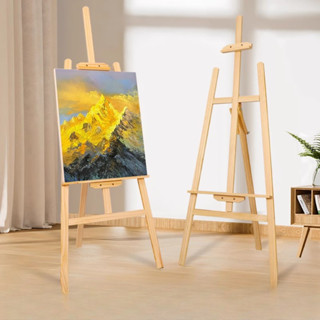 畫架美術生專用畫板素描展示架實木便攜戶外兒童畫畫家用學生寫生油畫架支架式可折疊水彩架子工具繪畫支架