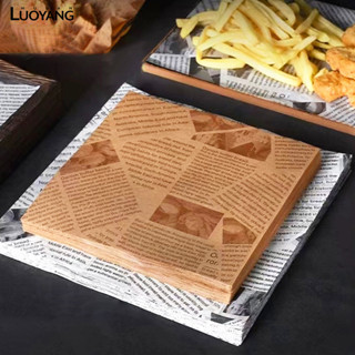 洛陽牡丹 食品級防油紙廚房烘焙吸油紙三明治漢堡包裝紙薯條隔油紙防油墊紙