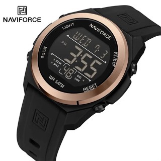 Naviforce NF7111 品牌男士手錶 50M 防水青少年學生 LED 數字手錶軍事運動手錶
