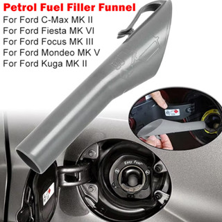 Possbay 1 件灰色塑膠汽油加註漏斗 8U5A17B068BB 適用於福特 Fiesta/Focus/Kuga 等