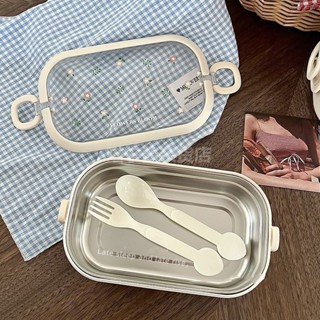 【臺灣出貨】尼吉娃の不銹鋼飯盒微波爐加熱學生上班族帶飯餐盒保鮮盒分隔密封便當碗外出便攜保鮮盒